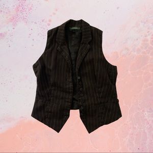 Ralph Lauren Woman’s Pinstripe Vest